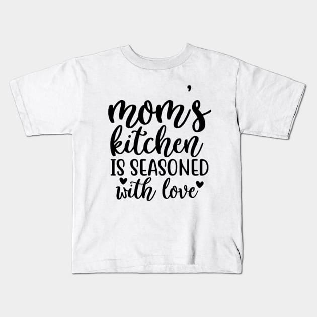 Mom's Kitchen Kids T-Shirt by Jifty